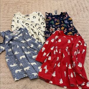 Hanna Andersson Girls Dresses - Red, Navy, Blue, Cream